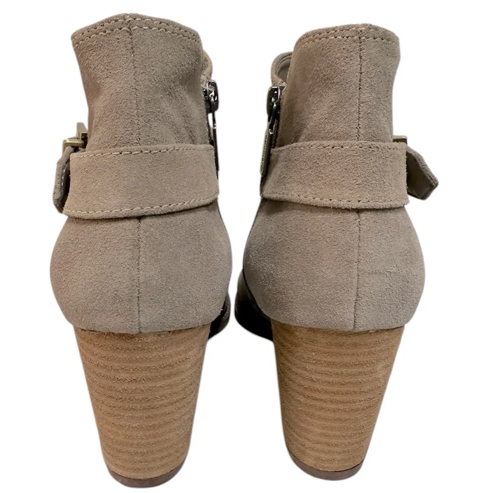 Blondo Natalia Suede Waterproof Ankle‎ Boot Bootie Tan Size 9.5